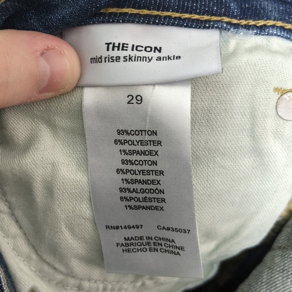 Icon Embellished Slit Ankle Cleo Skinny Jeans - Picture 6 of 7